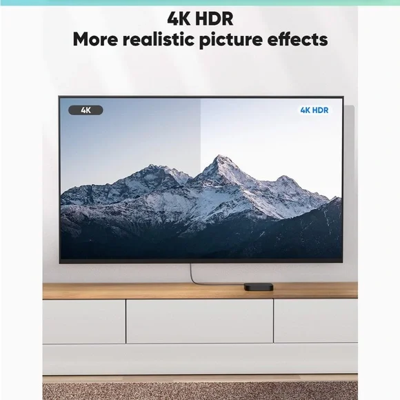 4K HDMI Cable 6.6 ft,Capshi High Speed 18Gbps HDMI Cable,4K, 3D, 2160P, 1080P - Picture 5 of 7